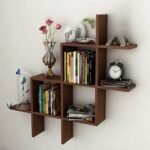 Minimax Engineered Wood Living Room wall shelf